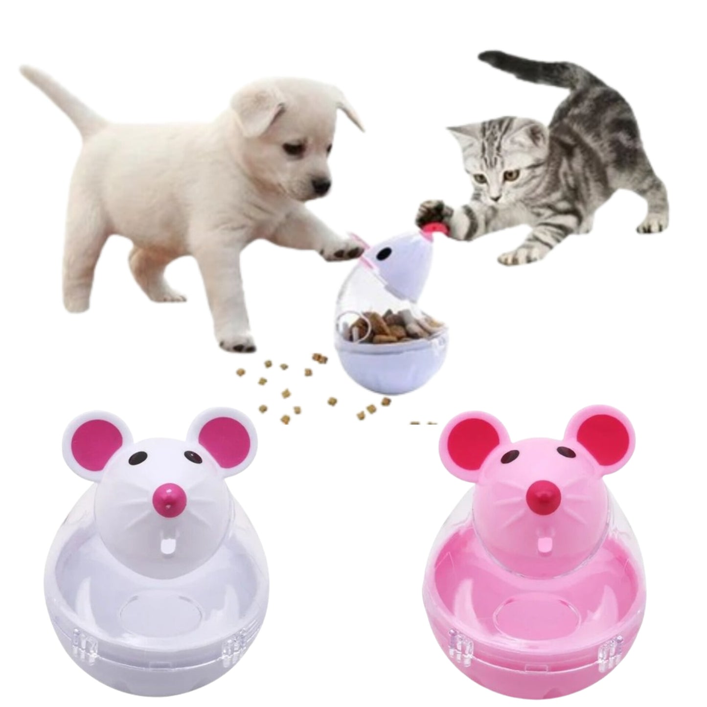 TumbleTreat No-Leak Pet Bowl