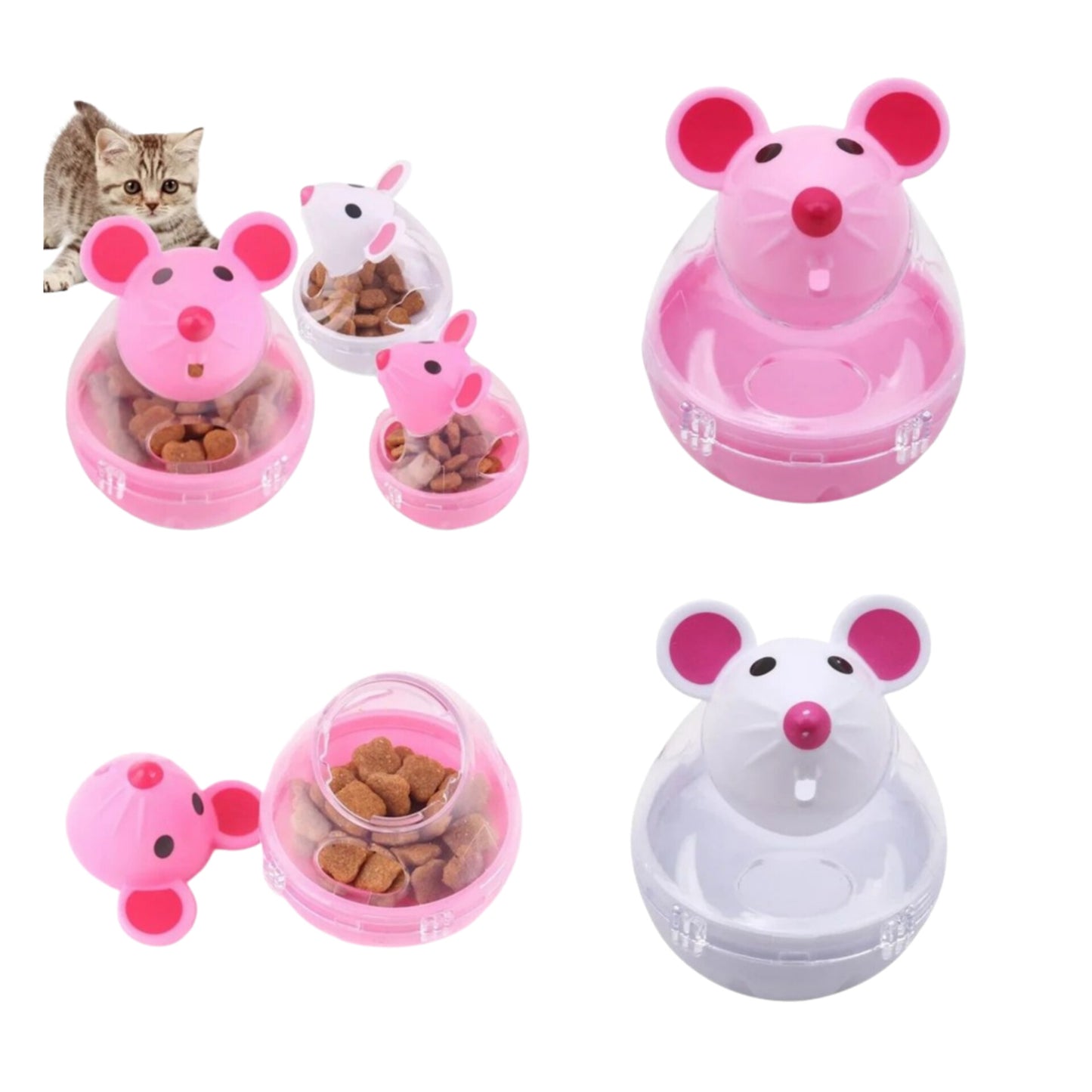 TumbleTreat No-Leak Pet Bowl